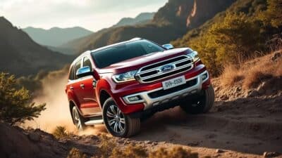 Ford Everest naviguant sur un terrain accidenté