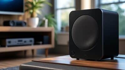 Subwoofer zéro pour une expérience musicale optimisée grâce à l'équipement audio connecté