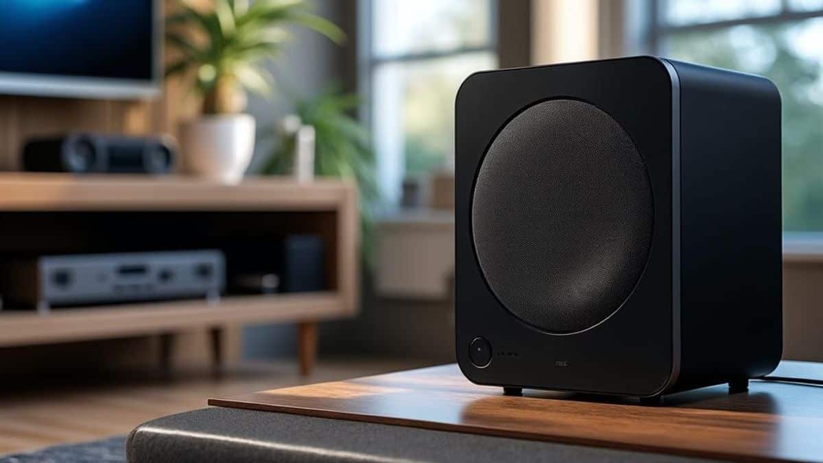 Subwoofer zéro pour une expérience musicale optimisée grâce à l'équipement audio connecté