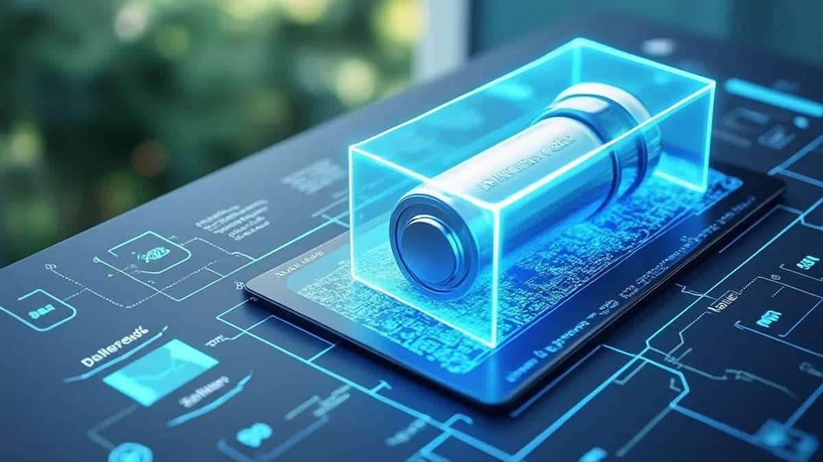 Illustrant les bénéfices de sécurité et d'efficacité des batteries à semi-conducteurs pour la technologie contemporaine.