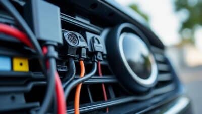 Installation précise d'un système d'alarme de voiture aux composants modernes