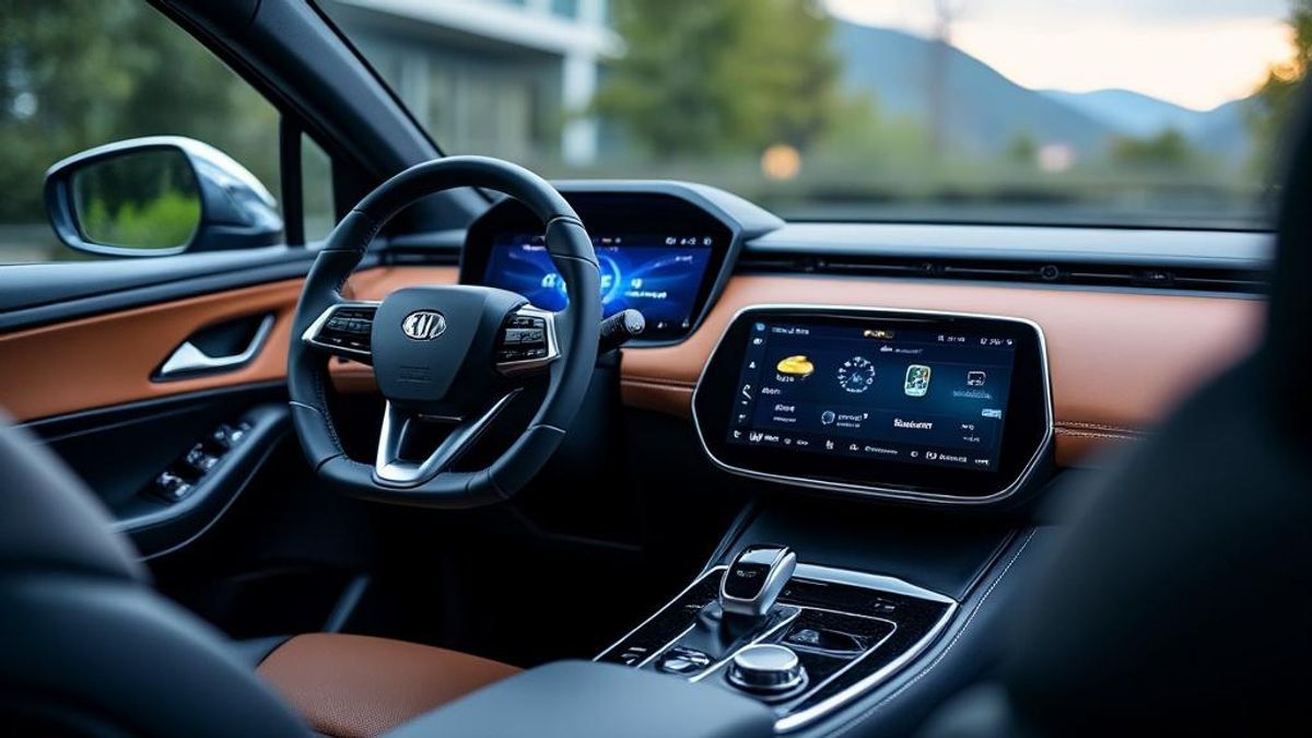 Vue intérieure du BYD avec tableau luxueux et technologie de pointe