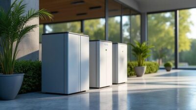 Image de nouvelles solutions de stockage de batterie dans un cadre éco-conçu