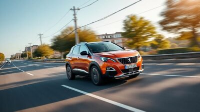 Peugeot XP en circulation, agile et compacte entre les véhicules