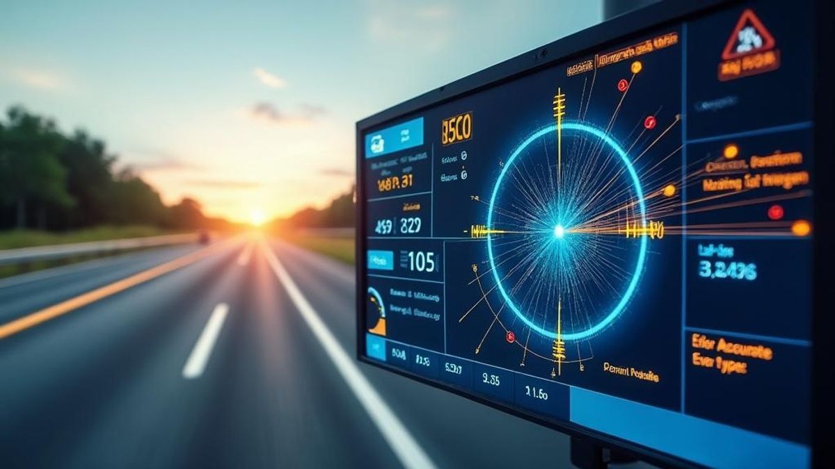 Infographie des types de radars pour la surveillance des vitesses