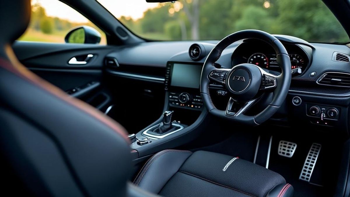 Photo d'intérieur de Cupra montrant des éléments sportifs avec un tableau de bord distinct et des matériaux haut de gamme.