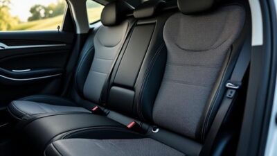 Image intérieure du Renault Laguna avec sièges confortables et caractéristiques technologiques