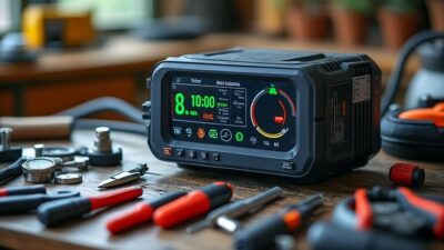 Image d'un dispositif électrique bien préservé avec des outils pour optimisation de la batterie