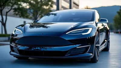 Image de la conception extérieure innovante de Tesla