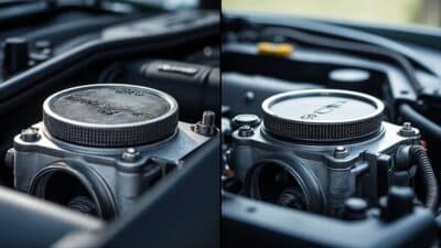 Comparaison avant et après de l'efficacité du nettoyage du corps de papillon