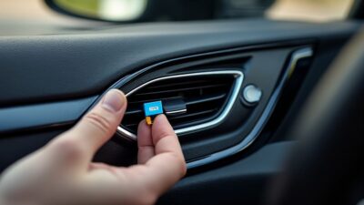 Schéma montrant où se trouve le fusible de ventilation dans une Clio S selon le manuel