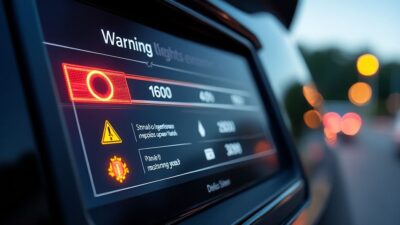 Infographie des voyants d'alerte pour faciliter la maintenance automobile.