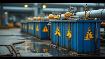 Image illustrant l'accumulation de gaz dans une batterie gonflée montrant des risques éventuels