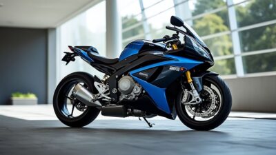 La BMW C vue de côté avec un design aérodynamique et une finition élégante, capturée sous une lumière naturelle.