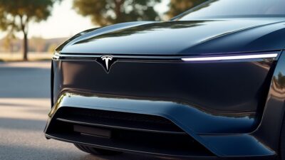 Exploration détaillée de l'élégance extérieure du Tesla Cybercab et de ses innovations en design.