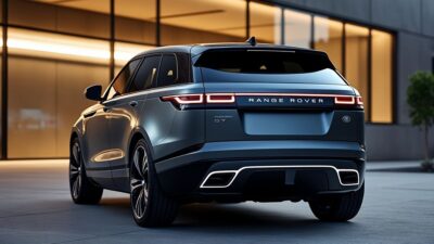 Design innovant avec lignes aérodynamiques du Range Rover GT électrique