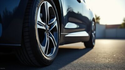 Détail des roues de la Hyundai Ioniq V illustrant l'innovation pour l'optimisation et la performance