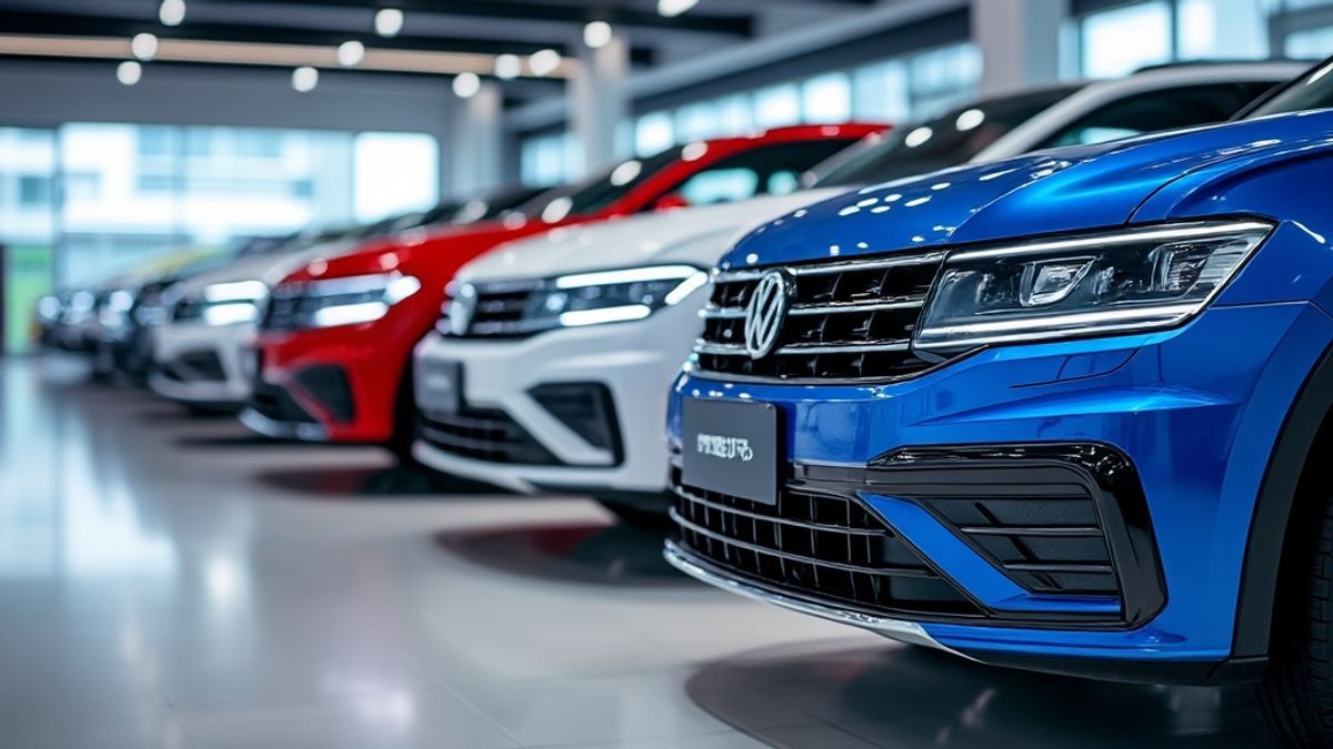 Différents modèles Volkswagen illustrant l'innovation technologique chinoise