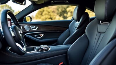 Image montrant l'intérieur raffiné du MercedesAMG GT SUV avec des sièges somptueux et une technologie de pointe.